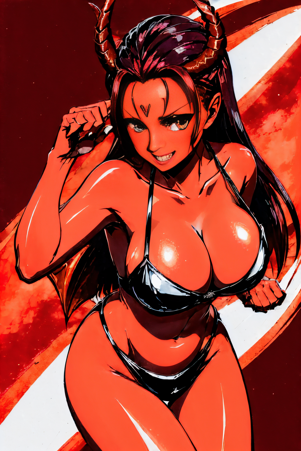 (EdobSuccubusRed:1.6) woman <lora:EdobSuccubusMix_v1.0:1>