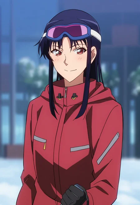 score_9, score_8_up, score_7_up,score_6_up,
((1girl,solo,Portrait,front view,girl,)),
Akako Koizumi, black_hair, long_hair, red_eyes,
goggles, goggles_on_head, jacket, black_hair, Skiwear,red Skiwear,Gloves,
(blurry background, ),
<lora:PONY_Akako_Koizumi_Anime_Magic_Kaito_1412:1>