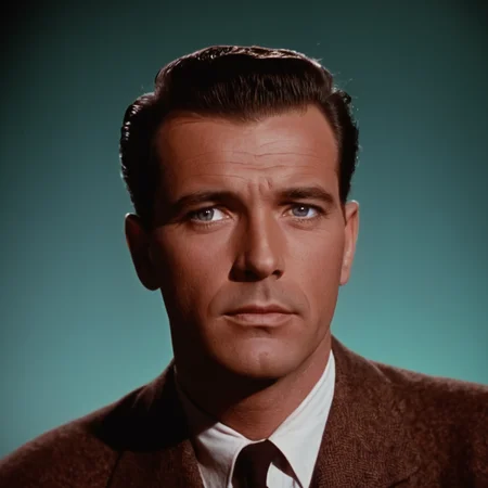 <lora:Technicolor style:1>
a man looking at viewers in 1950's Technicolor style