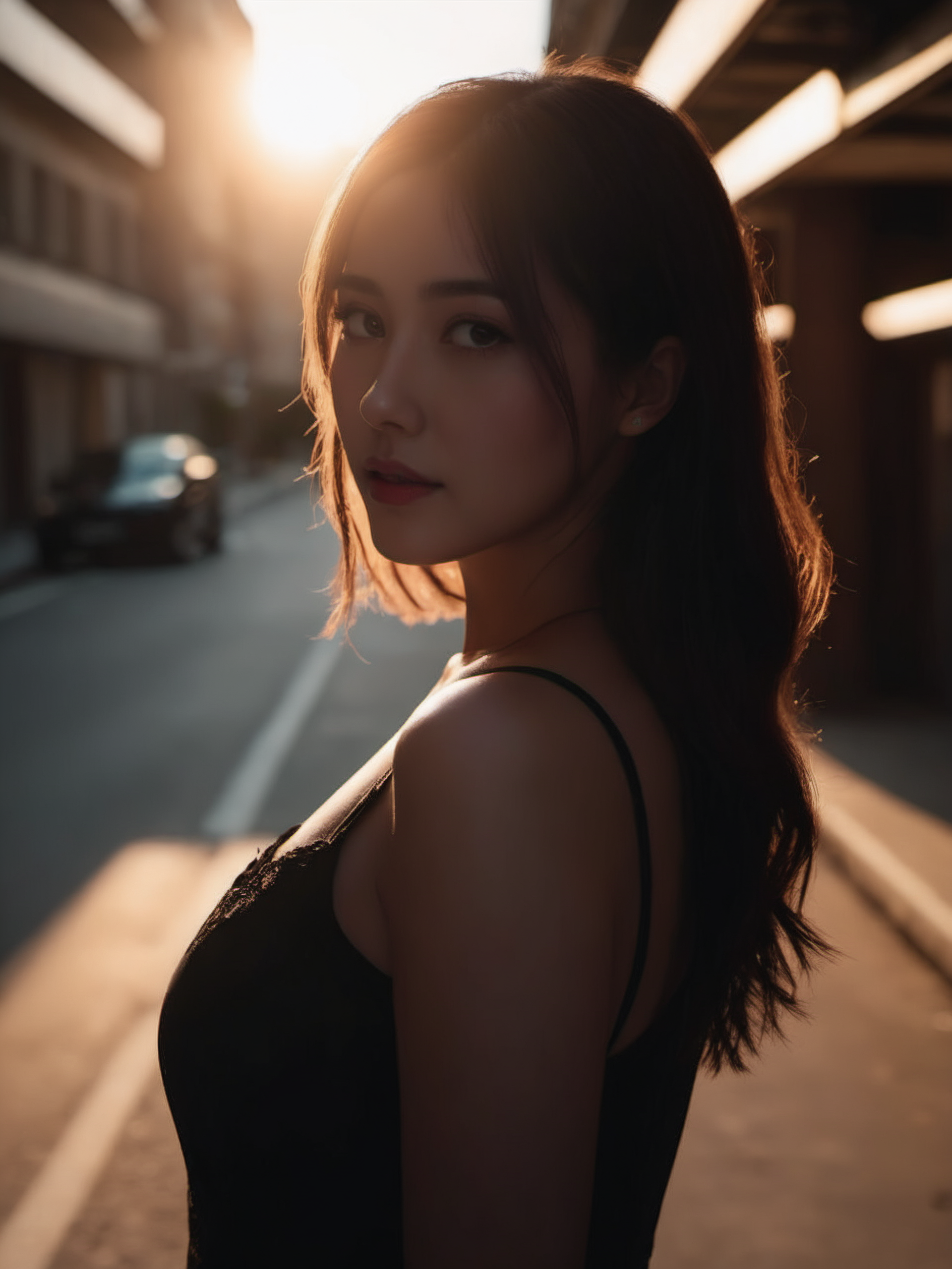 <lora:LoRA-mix-sdxl-v3:0.7>,cinematic photo {sll,1girl,solo,back light} . 35mm photograph,realistic,high quality,highres,professional,4k,highly detailed,professional,realistic photograph,transparent,