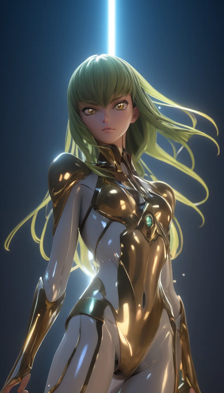 Cinematic scene, hero view, 1girl, C.C., Code Geass, action pose, detailed background, masterpiece, best quality, high quality, highres, absurdres <lora:cc:1>, (Extremely Detailed Oil Painting:1.2), glow effects, godrays, Hand drawn, render, 8k, octane render, cinema 4d, blender, dark, atmospheric 4k ultra detailed, cinematic sensual, Sharp focus, humorous illustration, big depth of field, Masterpiece, colors, 3d octane render, 4k, concept art, trending on artstation, hyperrealistic, Vivid colors, extremely detailed CG unity 8k wallpaper, trending on ArtStation, trending on CGSociety, Intricate, High Detail, dramatic, absurdes