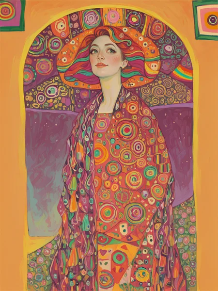 score_9, score_8_up, score_7_up, score_6_up, 1girl, <lora:kl1mtXLP:1> kl1mt, colorful,