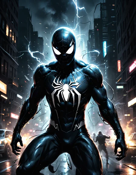 epic spiderman noir wallpaper, dynamic lighting, photorealistic fantasy concept art, trending on art station, stunning visuals, creative, cinematic, ultra detailed <lora:add-detail-xl:0.4>, <lora:xl_more_art-full_v1:0.4>