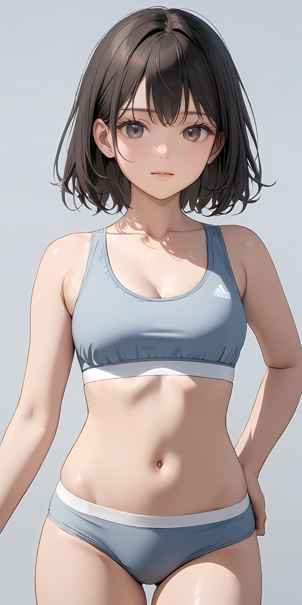 masterpiece,ultra-detailed,best quality,8K,illustration,simple background,girl,cowboy shot,
<lora:add-detail-xl:1>   <lora:jyojishitagi_SP_XL_V1.0:0.5> jyojipan, panties,training bra