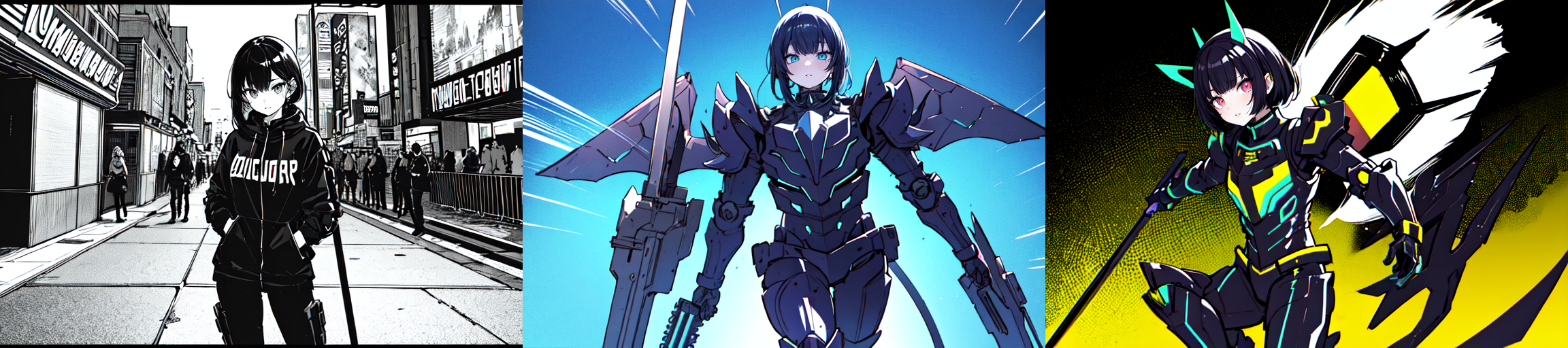 highly insanely detailed, masterpiece, top quality, best quality, highres, 4k, 8k, RAW photo, (very aesthetic, beautiful and aesthetic), 
__lazy-wildcards/cosplay-char/blame/digimortal-digimortal/prompts__, 
<lora:Digimortal_v1:0.7>, 
(1girl:1.3), 
solo focus, 
__lazy-wildcards/dataset/background__,âââ
