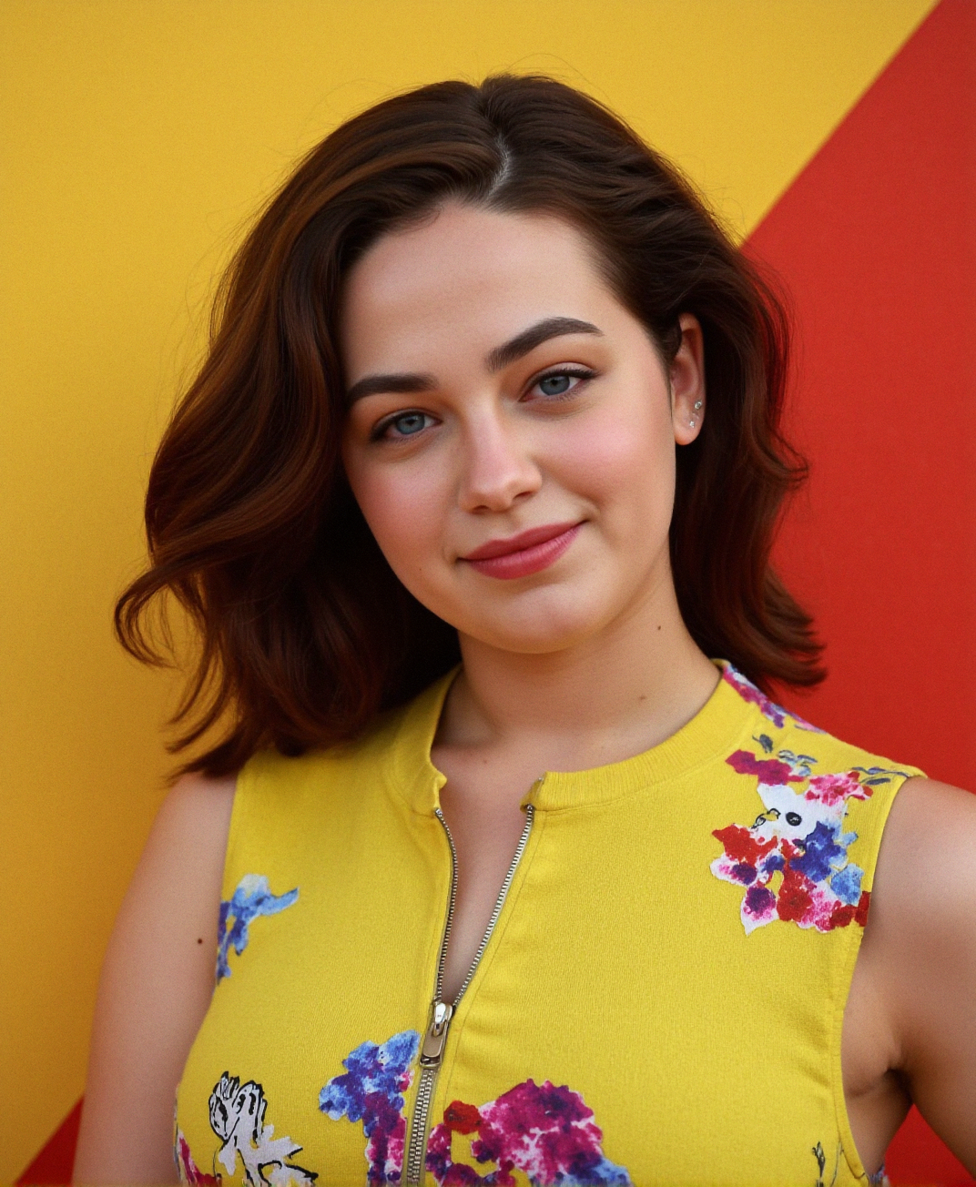 portrait of sks woman by Flora Borsi, style by Flora Borsi, bold, bright colours, (Flora Borsi)