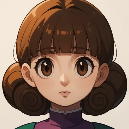 score_9, score_8_up, score_7_up, source_anime, (portrait:1.2), <lora:MsMari:1> ms_mari, brown hair, short hair, bangs, blunt bangs, brown eyes, dress, cinnamon bun hair