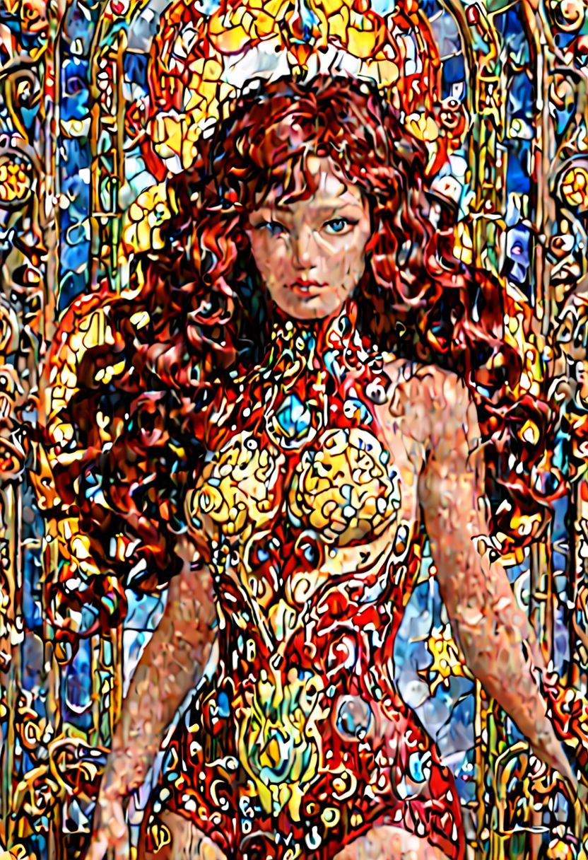 Gamya from Nepal, long (waist-length:1.2) curly [burgundy:.4] hair, portrait of hybrid between spongebob and godzilla made with porcelain by Jeff Easley and Peter Elson + beautiful eyes, beautiful face + symmetry face + border and embellishments inspiried by alphonse mucha, fractals in the background, galaxy + baroque, gothic, surreal + highly detailed, intricate complexity, epic composition, magical atmosphere + masterpiece, award winning + trending on artstation, biopunk laboratory, genetic experiments, bio-hacking research, bio-engineered organisms <lora:happy_dora_notrigger_v42:1>