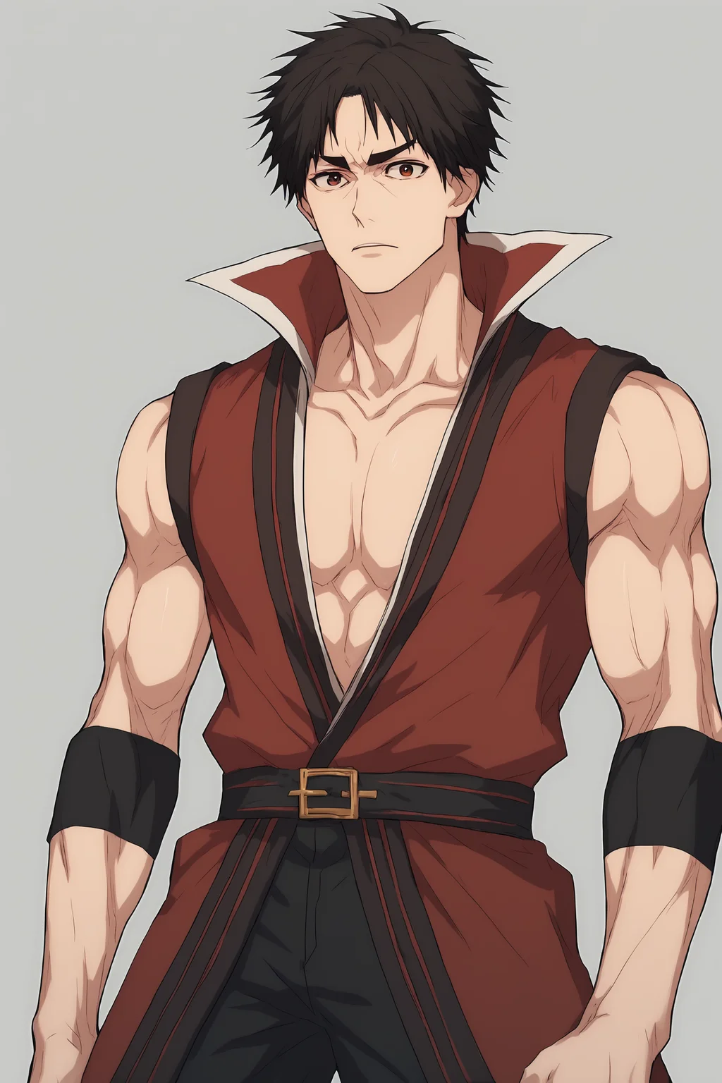 score_9, score_8_up, score_7_up, source_anime,
rickgladiator, 1boy, solo, male focus, black hair, brown eyes, muscular,
<lora:detailed_notrigger:1> <lora:Smooth Anime:1> <lora:Rick_Gladiator_-_The_Ossan_Newbie_Adventurer:1>