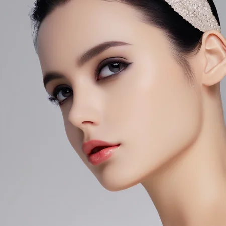 meiye,black hair,realistic,white background,looking at viewer,lips,upper body,black eyes,collarbone,solo,makeup,simple background,1girl,masterpiece,best quality,8k,insane details,intricate details,high detail,((masterpiece)),((best quality)),<lora:bmxl:1>,