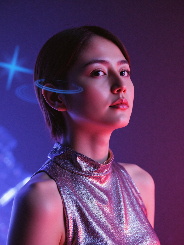 There are wonderful studio lights and various reflections,
18yo beautiful cute girl with blushing and female orgasm.skin naturally showing the texture of blood vessels and detailed pale skin,
--,
<lora:Masami_Nagasawa_f1:1>,she is Masami Nagasawa, painting of Virtuoso of an adult girl in a shiny metallic dress,in space,in the style of futuristic pop,ray tracing,celebrity photography,made of crystals,photorealistic compositions,wide lens --v 6.0,by Alberto Seveso,inspired by Alberto Seveso,inspired by Mike Winkelmann,by Kurt Roesch,beautiful digital artwork,inspired by Darek Zabrocki,incredible digital art,inspiring digital art,stunning digital illustration,,,