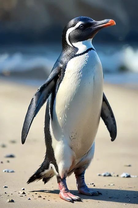 Socially Awkward Penguin, <lora:Emergence:0.5>, <lora:Street_Art:0.6>, <lora:ral-dissolve:0.8>, <lora:SDXL - Style - EldritchRomanceIllustration1.3.1:0.4>, <lora:- SDXL - vanta-black_contrast_V3.0:0.2> <lora:20240322-1711051399194:0.2> <lora:SDXL - Style - pixel_art_3drender:0.7> <lora:Fantasy_Monsters_XL:0.2>