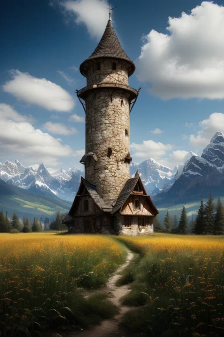 realistic analog photo, award winning photo,
fantfa, background, mountain, trees, foreground, field, house, farm, farmland, witow, a wizard tower, blue sky
high-quality, crisp, sharp, professional-grade, high-resolution, fine detail, accurate colors, low noise, fast shutter speed, wide dynamic range, precise focus, RAW, highres, 8k, uhd, High Dynamic Range, tonemapping, crisp details,