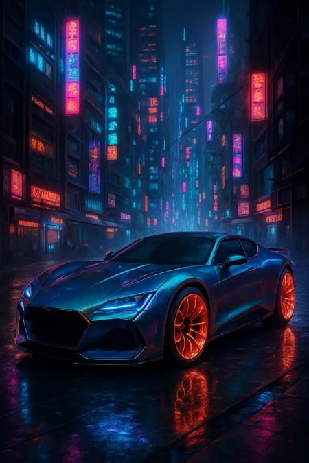 (masterpiece:1.1), (highest quality:1.1), (HDR:1.0), (CyberPunkAI city:1.1), ominous looking (futuristic car:1.2), iridescent paint, highly detailed rims, glowing rims, intricate details, (golden ratio, masterpiece:1.2), city background, (photorealistic, insane quality, best quality:1.4), extremely detailed, highest detail, highly detailed, incredibly detailed
, detailed, realistic, 8k uhd, high quality, sbfte, Midjourney_Whisper
