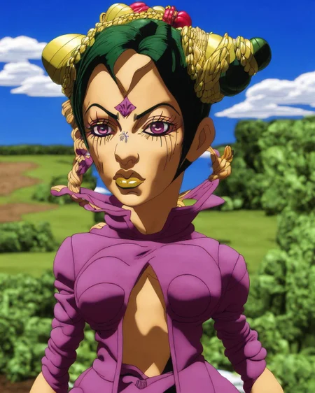 <lora:JolyneCujoh15:1> An oil painting of Jolyne Cujoh as ((a doll)), Very detailed, clean, high quality, sharp image, Mark Ryden