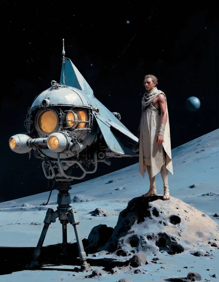 Space-themed create a moon habitat, high tech, futuristic design. it is located on the moon. it is a living space for a moon colony. supports their life. this habitat is made from 2 simple materials. steel beams and foldable fibreglass sheets. the walls, ceilings and floors of the habitat are the sheets stretched between the beams and columns
<lora:A_Dismal_Style:0.9> dismal, digital painting, concept art, <lora:Niji B:0.4> Niji Stan Katayama Style, . Cosmic, celestial, stars, galaxies, nebulas, planets, science fiction, highly detailed, RAW candid cinema, studio, 16mm, ((color graded portra 400 film)) ((remarkable color)), (ultra realistic), textured skin, remarkable detailed pupils, ((realistic dull skin noise)), ((visible skin detail)), ((skin fuzz)), (dry skin) shot with cinematic camera, 3D render, ((hyper realism)), sharp focus, cinematic lighting, photo realistic, hyper realistic. 4k, natural, global illumination, caustics, ratytracing, Unreal Engine, highly detailed, trending on Artstation