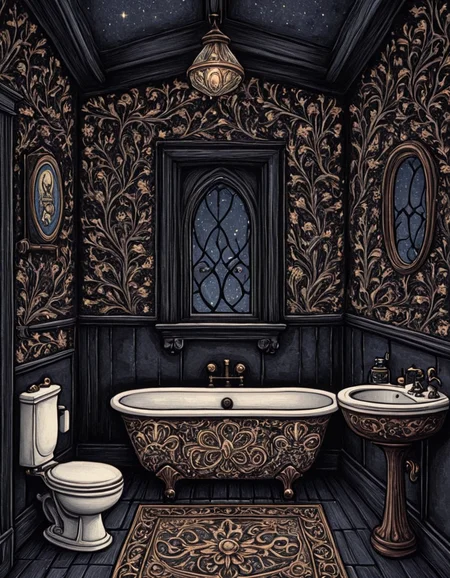 novuschroma81 style a bathroom illustration <lora:novuschroma81 style:1>