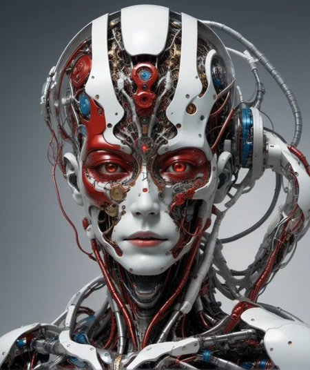 masterpiece,cyborg, <lora:YoshitakaSevesoXL:0.8>,yoshitakaseveso style,8k