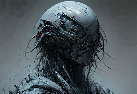 score_9, score_8_up, score_7_up, best quality, robot man, solo, mcnm, tactical helmet, teeth parts, yellow Streamlined tactical armor, armor made of snake scales, snake scales,
snake_hybrid, snake scale patterned, standing, complementary color background, mix of colors psychedelic background,SCLPT, sculpture style,realistic,snake_hybrid.marble skin,armor made of snake scales