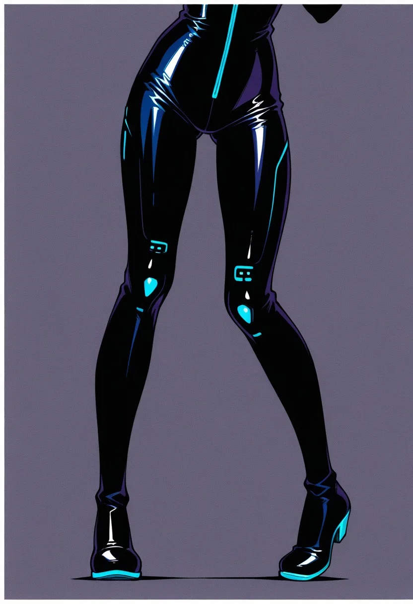 Score 9, Score 8, Score 7, Masterpiece, High Quality, Good Quality, Latest Model, High Resolution, Absurd, ((White Border)), Cinematic Lighting, High Contrast (Edge Light: 0.6), Dynamic Vision, <lora:illustriousXL_stabilizer_v1.23:0.3> <lora:NOOB_vp1_detailer_by_volnovik_v1:0.3> <lora:ponyv6_noobE11_2_adamW-000017:0.45> <lora:checkpoint-e18_s306:1.5> <lora:haiz_ai_illu:0.7>, Vibrant Colors, Bright Color, Dynamic Colors, Colorful Image, High Contrast, Saturated Colors, Thick Line, Bright Colors, Good Lighting, Color Saturation, Masterpiece, Best Quality, source_hentai,
Medium close-up,solo,1girl,
1 girl, hatsune_miku_illustrious, female body, adult body,full body,
Simple background, cyber background,
dressed in a cyber jumpsuit, black bodysuit with green and blue trim, futuristic glasses,
standing, dancing subtly, smiling,