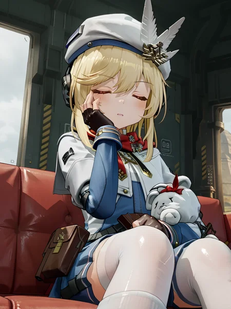detailed background, shiny skin, rating safe,
<lora:nagant.pony:1>,
nagant,
sit, sofa, looking down, closed eyes, low angle, looking at viewer, hand on cheek, sighing, parted lips, upper body, disappointed,