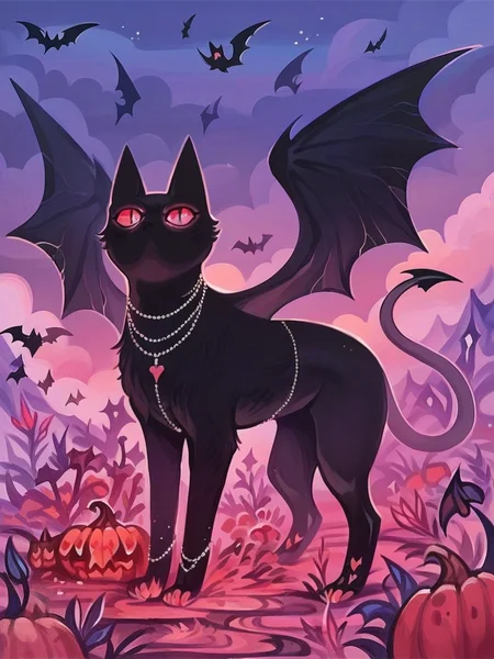 score_9, score_8_up, score_7_up, score_6_up, score_5_up, score_4_up, <lora:R41nb0w4cryl1cXLP:0.7> r41nb0w4cryl1c, demon, cat, wings, full body,