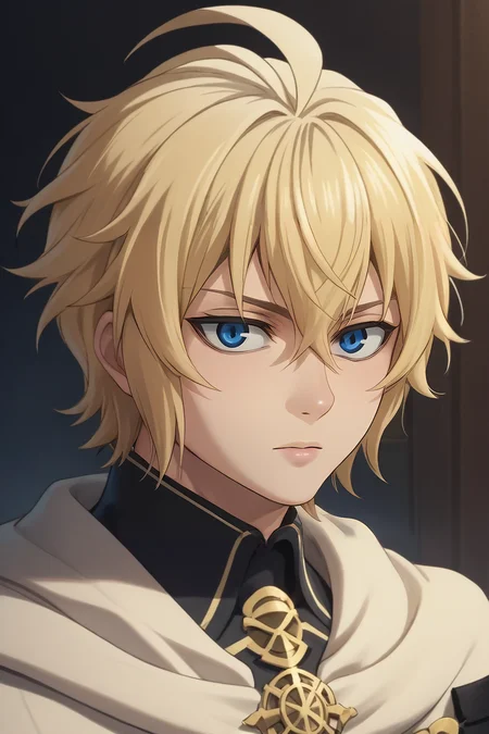 score_9, score_8_up, score_7_up, source_anime, , (photorealistic:0.6), , , , 1boy, solo, male focus, <lora:mikaela_hyakuya_pony:0.8>, mikaela_hyakuya, blonde hair, blue eyes, short hair, hair between eyes, bangs, ahoge, , dieselpunk, , <lora:sdxl_lightning_8step_lora:1>