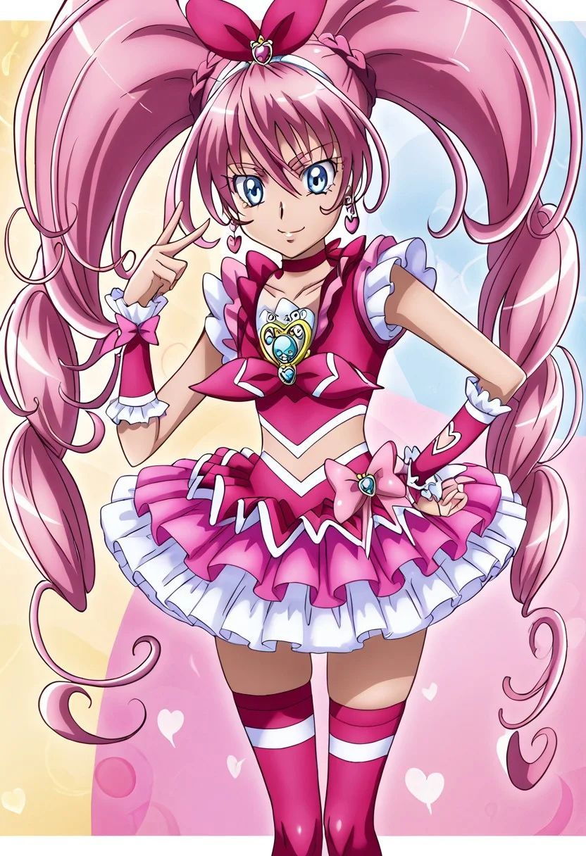 detailed background, shiny skin, rating questionable,
<lora:curemelody.pony:1>
curemelody,
wide hips,