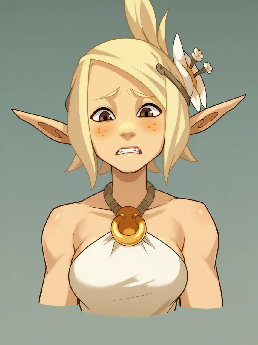 score_9, score_8_up, score_7_up, score_6_up, score_5_up, <lora:wakfuXLP:1> wakfu, 1girl, blonde hair, pointy ears,