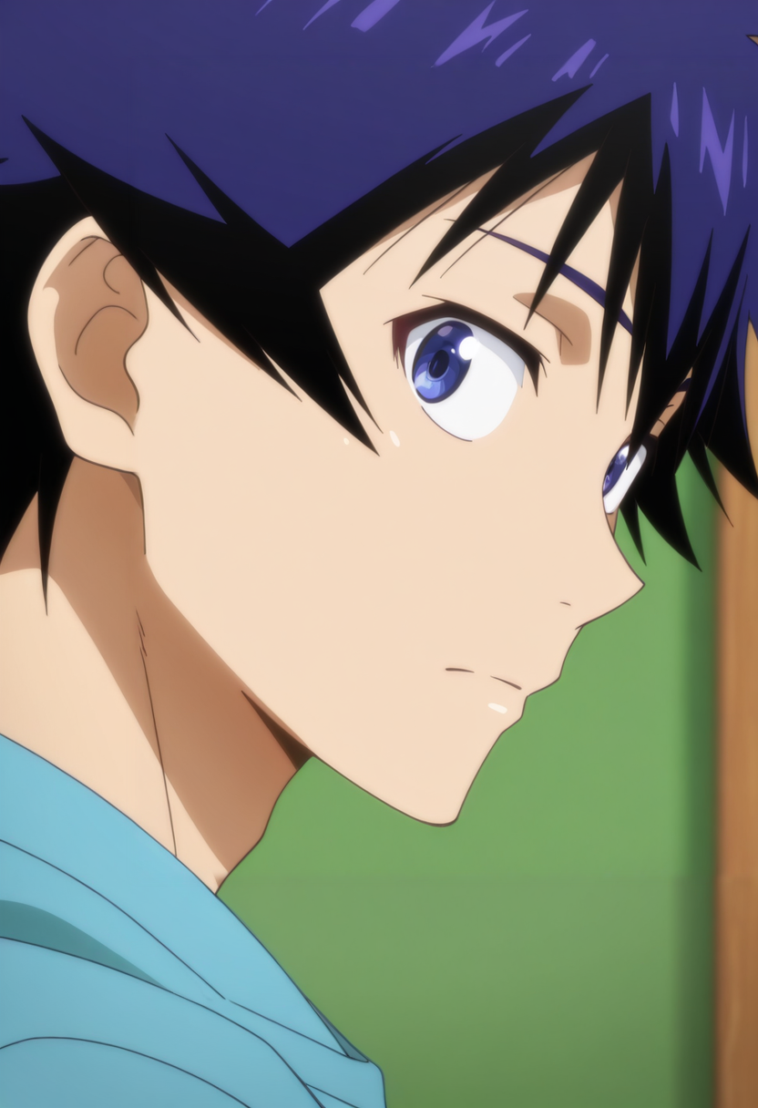masterpiece, best quality, very aesthetic, high resolution, ultra-detailed, absurdres, depth of field,anime screencap , , , 1boy, solo, male focus,  <lora:Raku_Ichijou:0.89>, raku ichijou, blue hair, blue eyes, 
short hair,looking at viewer, portrait