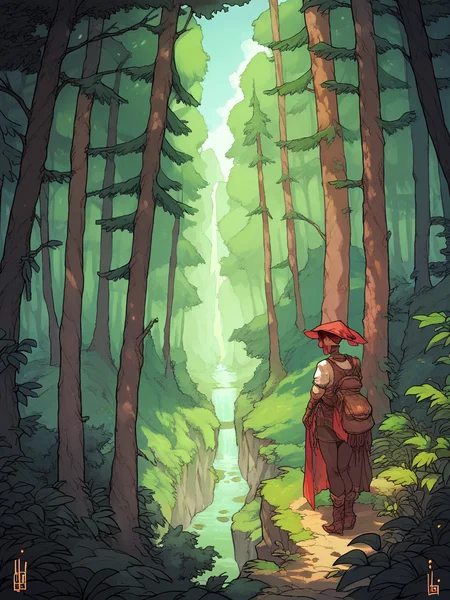 score_9, score_8_up, score_7_up, score_6_up, score_5_up, <lora:1g0rXLP:0.8> 1g0r, 1girl, forest, scenery,
