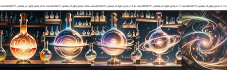 bottle, potion, swirling galaxy inside, on shelf, spirals of light, glowing,
masterpiece, best quality, very awa, absurdres, very aesthetic, high quality, newest, crisp, detailed skin texture,
<lora:NOOB_vp1_detailer_by_volnovik_v1:1>, <lora:ponyv6_noobV1_2_adamW:0.7>, <lora:NOOBVP1_spirals_of_light_prod_v1:0>,