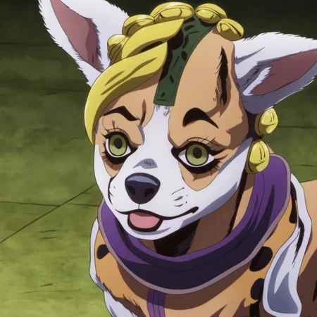 A cute dog, Very detailed, clean, high quality, sharp image, jojoso style <lora:SDXL-jojoso_style-Lora:1>