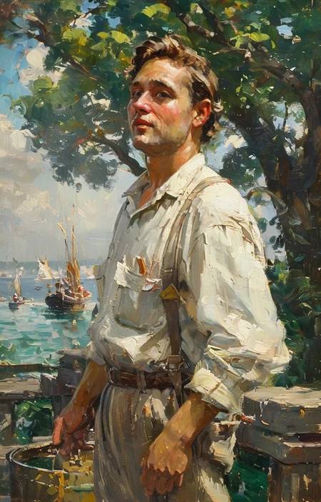 masterpiece,best quality,<lora:tbh209-sdxl:0.9>,illustration,style of Anthony Thieme portrait of noble man