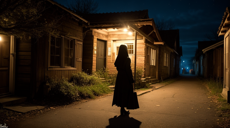 A cursed village where every night, the dead rise from their graves to roam the streets. BREAK realistic:1.2, masterpeice, ultradetailed, intricate details, perfect quality, ultrashapr, ultradetailed, photorealistic, perfect shadows, profesional lights, realistic, boekh, rim lights, depth of fiel, ultradetailed character, pefect quality, maximum quality, intricate details, realistic, real shadow, (profesional lights:1.3) (profesional photography:1.3),