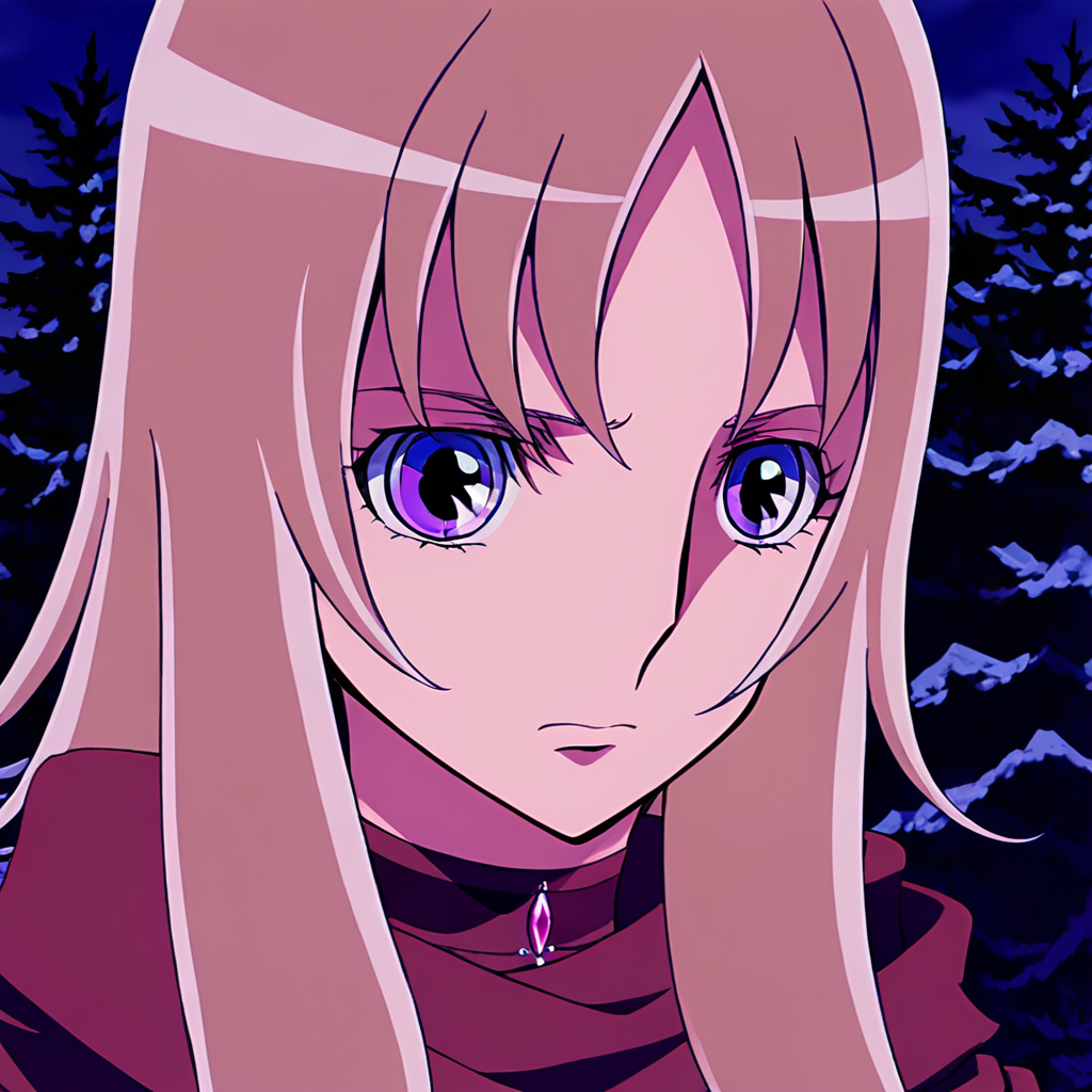 <lora:Aquila_Yuna (1):1>, Aquila Yuna, purple eyes, blue eyes, 1girl, solo, score_9, score_8_up, score_7_up, highres, best quality, masterpiece, anime coloring, Winter Outfit, hair between eyes, grey eyes, kisaragi chihaya, day, jewelry, New Aquila Cloth, serious, outdoors, sad, white background, dress