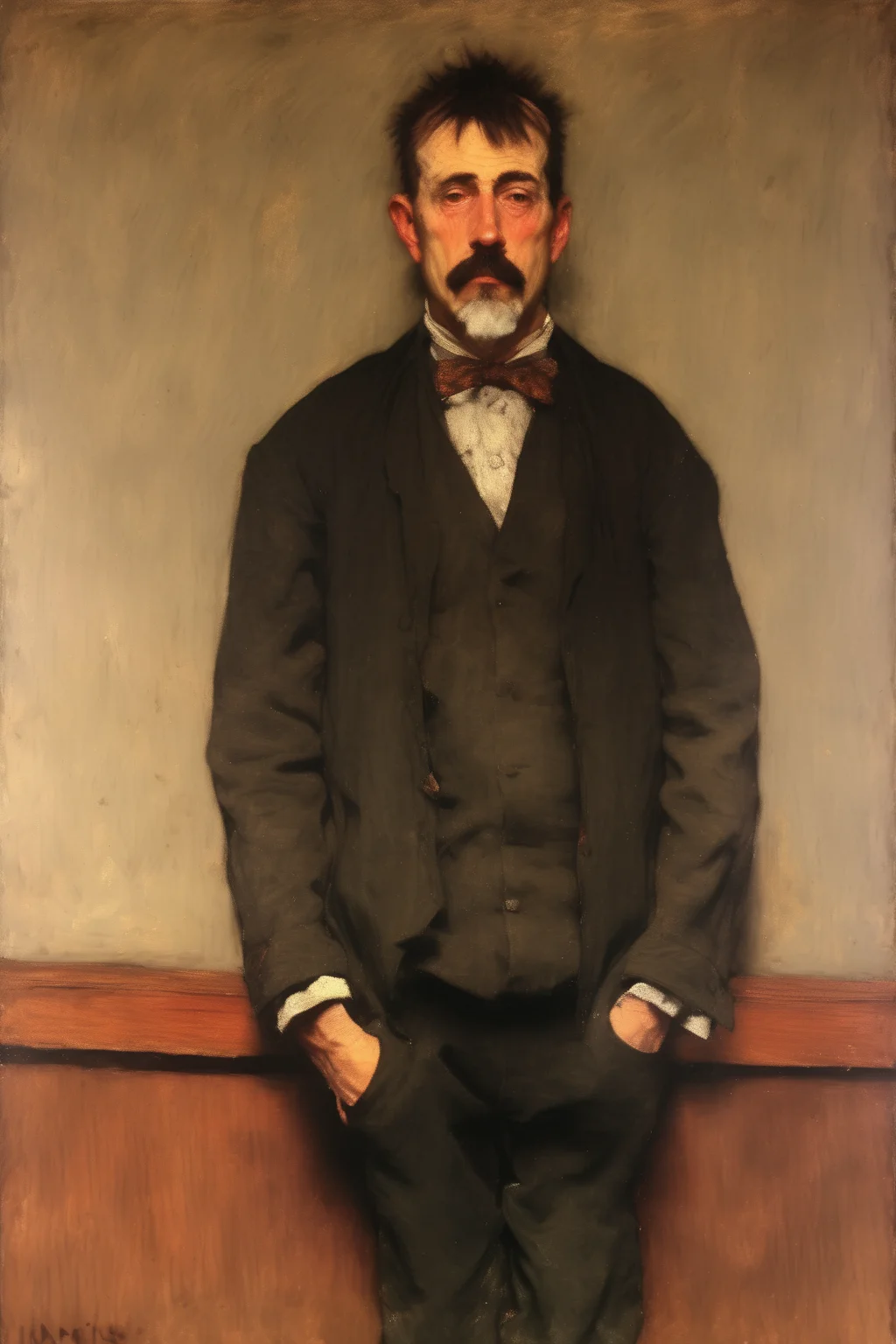 <lora:William Merritt Chase Style:1>William Merritt Chase Style - an oil painting of a man