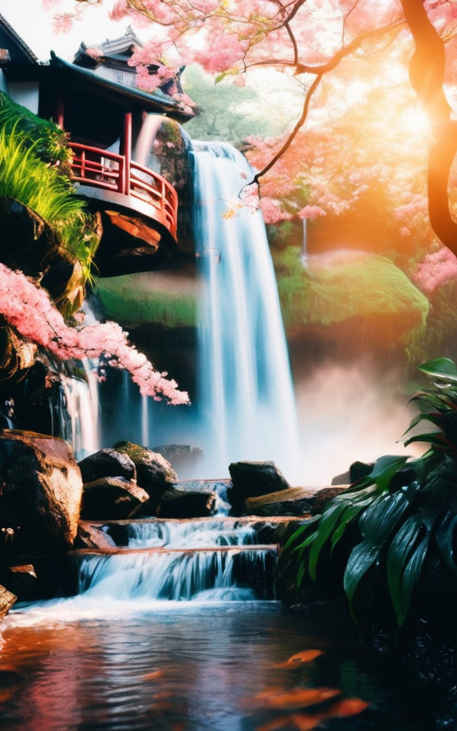 (best quality,masterpiece, intricate,ultra-detailed,realistic,RAW photo,8k uhd,ultra high res,photorealistic style,cinematic scenes, sharp focus,dramatic lighting,extremely detailed CG unity wallpaper) ,1girl,(full body shot),a beautiful chinese girl,(beautiful details face and eyes:1.2), (delicate facial features:1.2),look at the viewer,a cute smile,blush,in front of a waterfall,Jiangnan,35mm photograph, film, bokeh,<lora:csal_scenery:1>