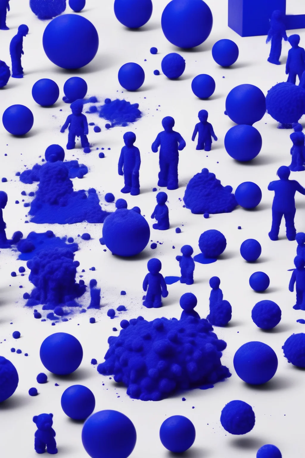 <lora:Yves Klein Style:1>Yves Klein Style - toy made