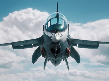 score_9, score_8_up, score_7_up,
masterpiece,high detail,
<lora:gits_style:0.8>,
gits95, airplane, aircraft, military, cloud, jet, flying, no humans, fighter jet, solo, sky,futuristic,cyberpunk,worm view,from below,under view