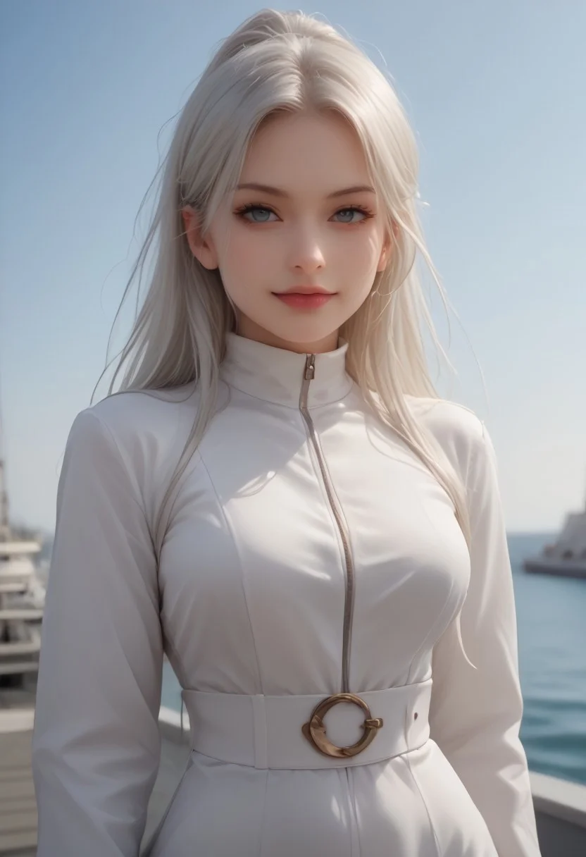 1girl,<lora:ashe_pony:1>,ashe(megamanzxa) solo, long hair, green eyes, gloves, bodysuit, ponytail, blue hair,silver hair, high ponytail, gloves,headband,long sleeves,jacket,belt,teasing_smile, huge breasts, narrow waist, huge hips,dynamic poses ,stretching, close up, on top of a flying ship, detailed blue sky, masterpiece, high quality, score_9,score_8_up,score_7_up,score_6_up,score_5_up,score_4_up,<lora:Ashe_MegaMan_ZXA_V-06:0.9>