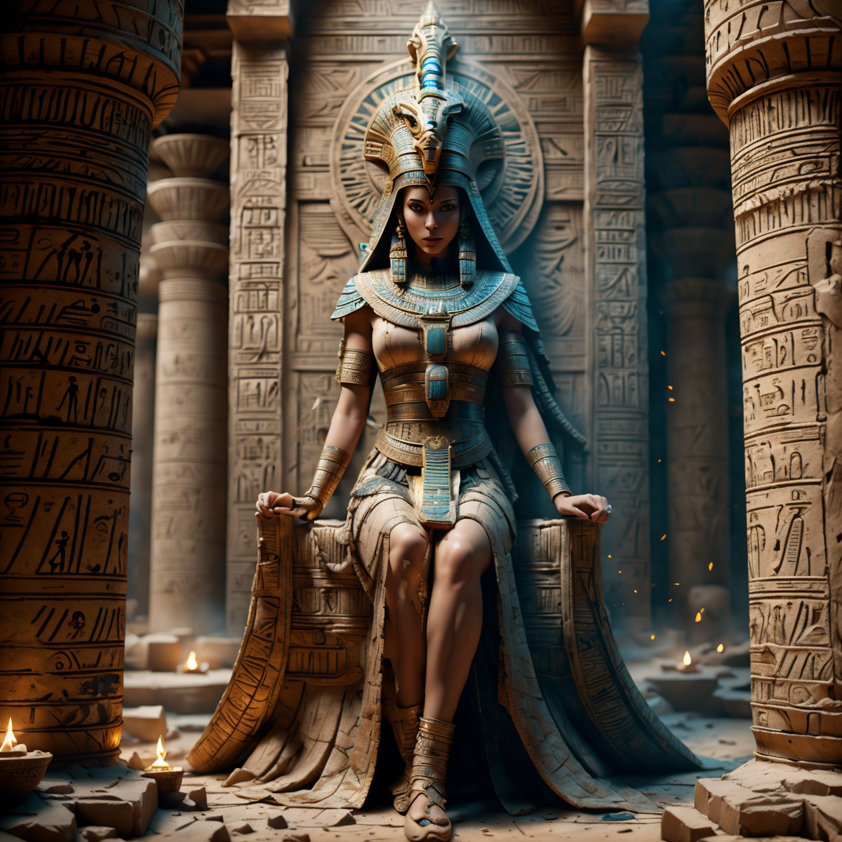 RAW photo, (masterpiece:1.3), subsurface scattering, heavy shadow, (high quality:1.4), (intricate, high detail:1.2), professional photography, HDR, High Dynamic Range, realistic, ultra realistic, photorealistic, high resolution, film photography, ambient lighting, atmospheric effects, <lora:detail_slider_v4:2>, OverallDetail,  <lora:StygianArmor:1>, stygar, a female stygian priestess of an evil snake god, in a temple in stygia, intricate dress, <lora:Stygia:0.7>