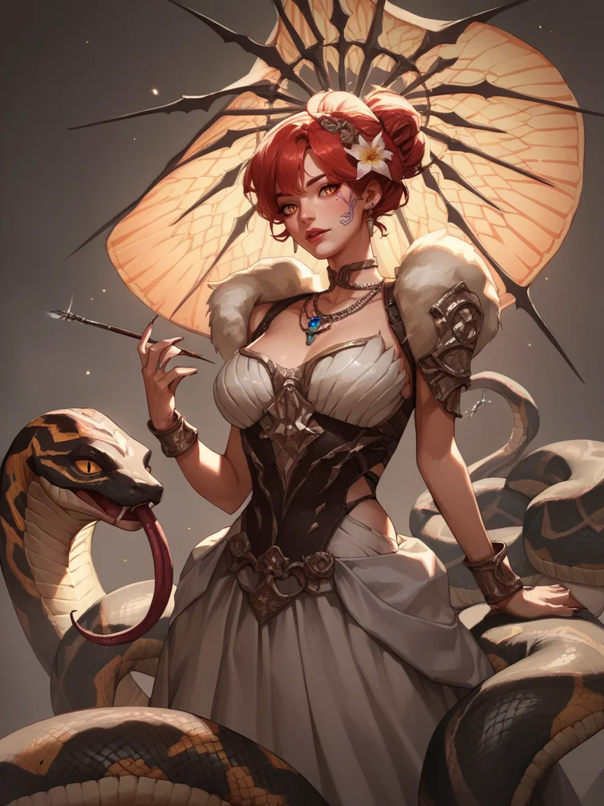 score_9, score_8_up, score_7_up, score_6_up, score_5_up, score_4_up, <lora:sungm00XLP:0.8> sungm00, 1girl, snake