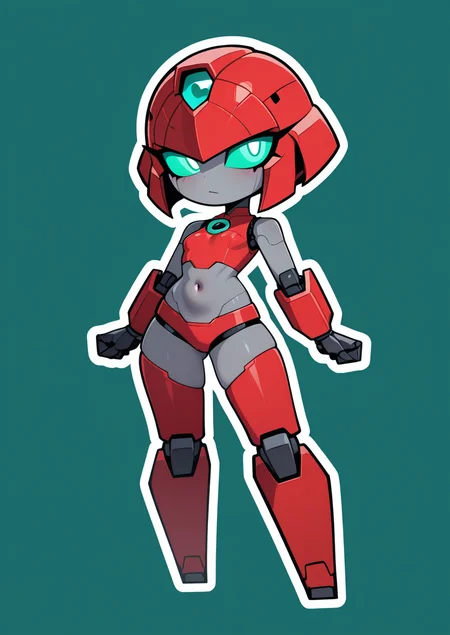 <lora:Robo_Girls:1>, robogirlz, grey skin