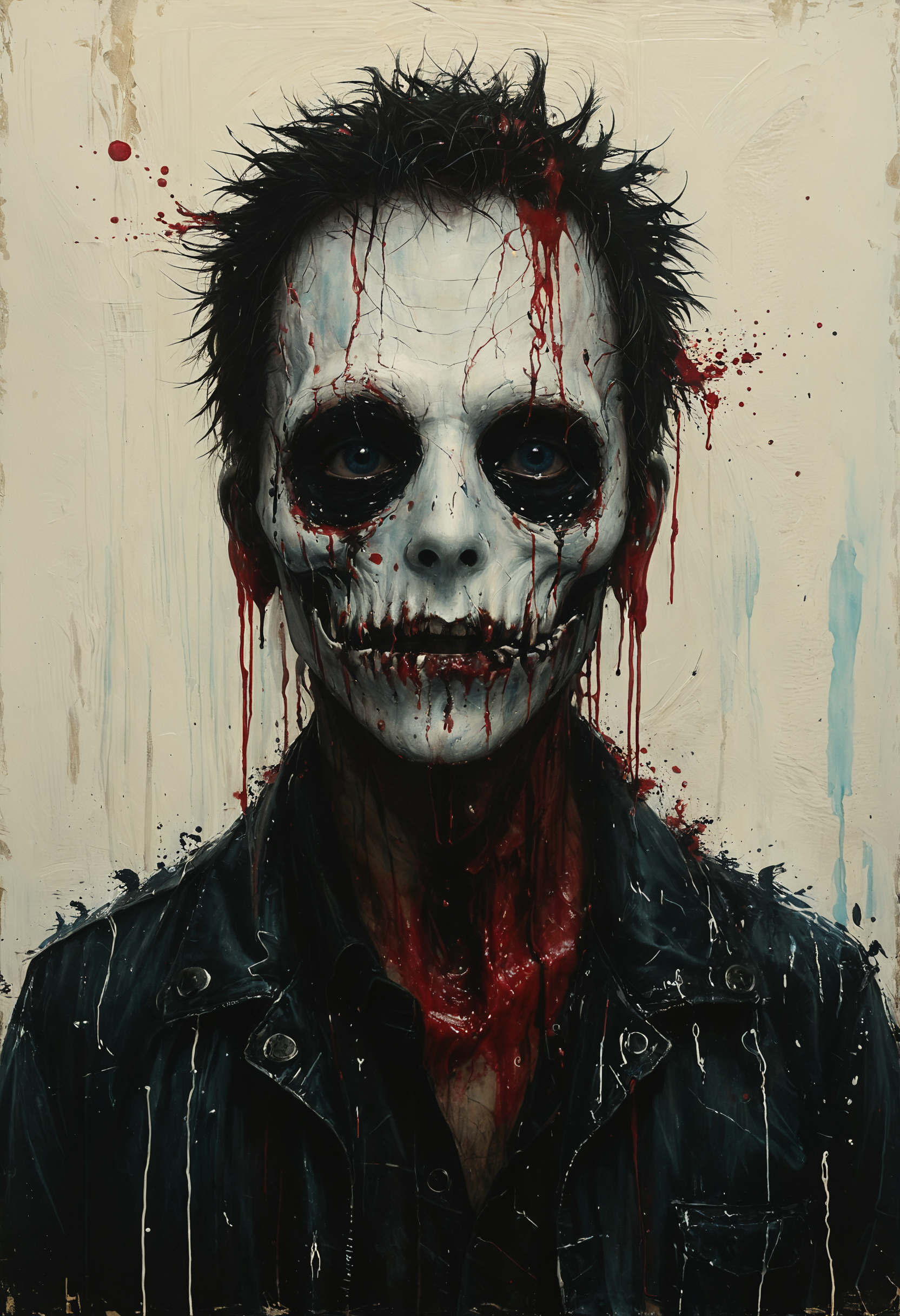 Faceless specter with bleeding eye sockets, holography, <lora:Melting_world:0.8>, <lora:gorgoeus_splash_of_vibrant_paint:0.7> Gorgeous splash of vibrant paint