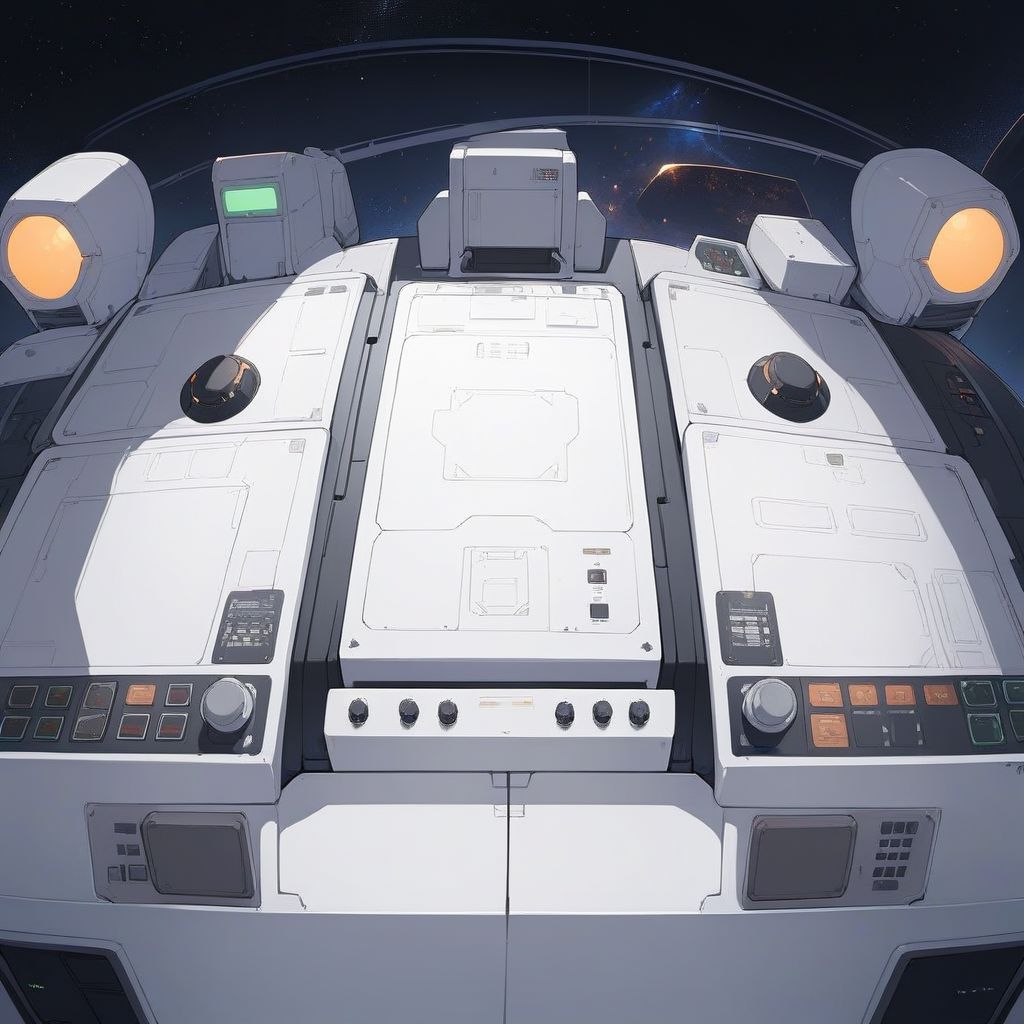 no characters, space ship, control panels, buttons