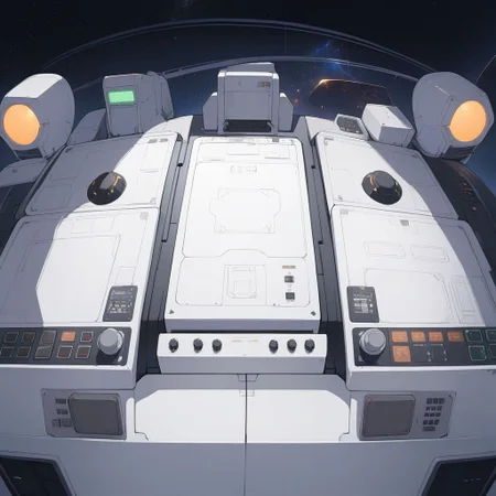 no characters, space ship, control panels, buttons