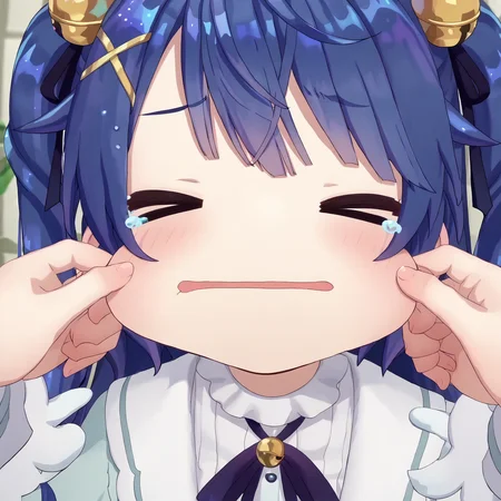 score_7_up, score_6_up, score_5_up, source_anime,
<lora:amamya.pony.v2:1>, amamya, aaa,
<lora:Cheek_Squish_POV-000001-pony:1>, >_<, cheek_pull, closed_eyes, tears, pinching, cheek_pinching, open_mouth, wavy_mouth, close-up,