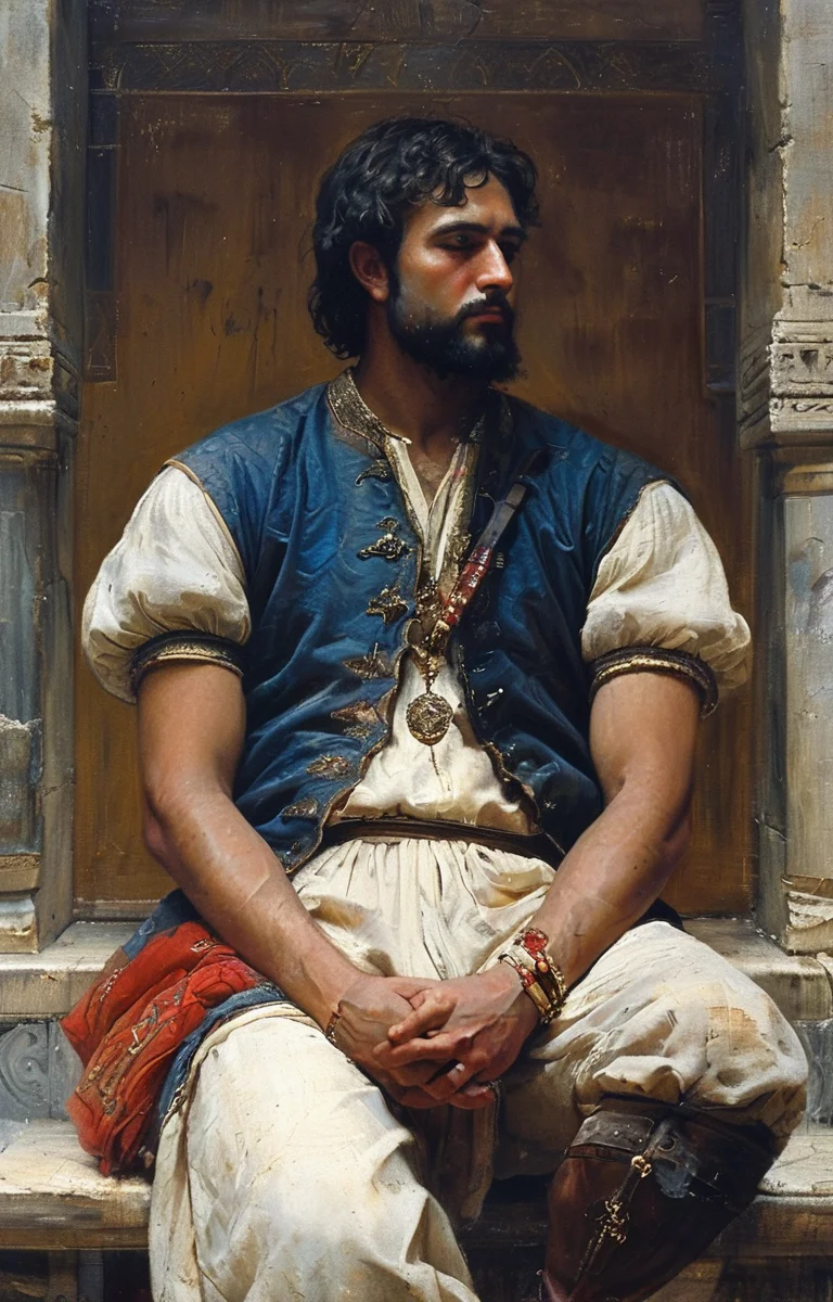 masterpiece,best quality,<lora:tbh346-sdxl:0.75>,illustration,style of Jacques Amans
portrait of noble man