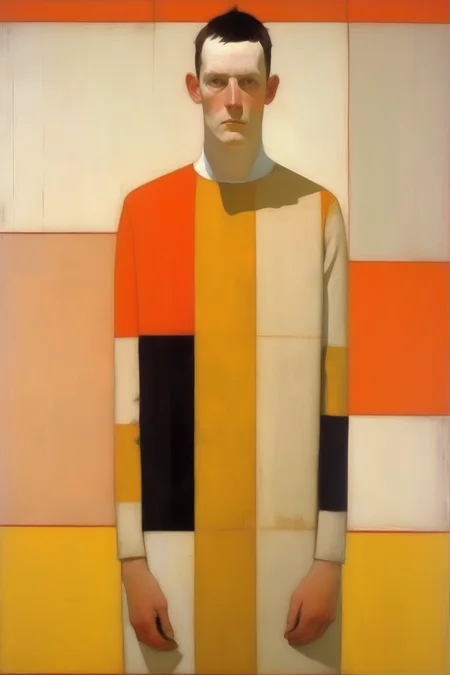 <lora:Euan Uglow Style:1>Euan Uglow Style - cadmium by gary hume, sean scully and andrey remnev